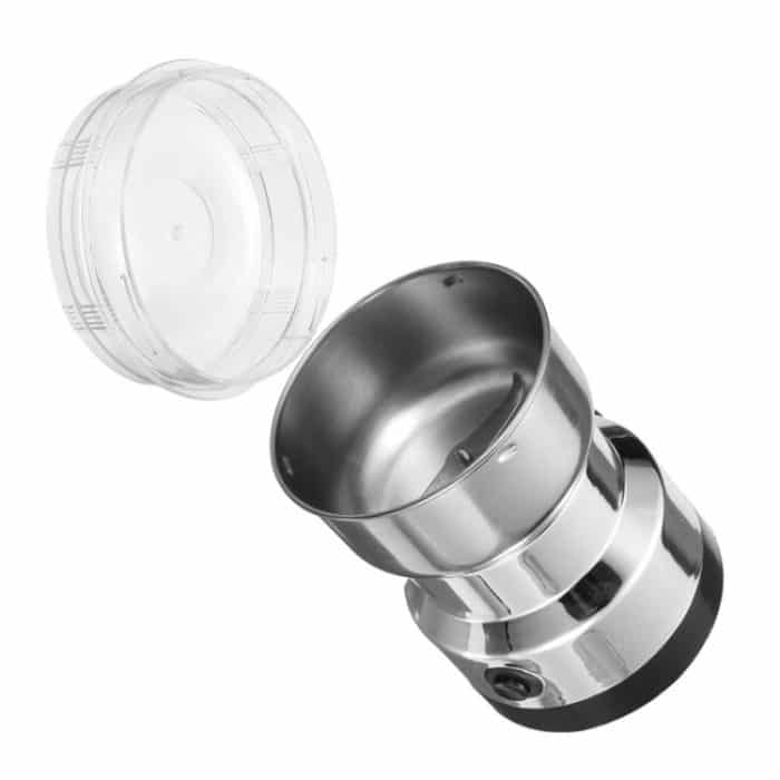 Multifunktionale EU-Stecker-Kaffeemühle, rostfrei, elektrisch, für Kräuter/Gewürze/Nüsse/Getreide/Kaffeebohnenmahlen, Coffee Grinder, EU Plug – Bild 3