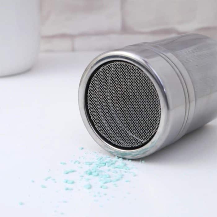 Edelstahl 304 Staubpulver Gewürzbehälter Feinmaschiges Fass Kakaopulver Haushaltsküchengeräte – Bild 3