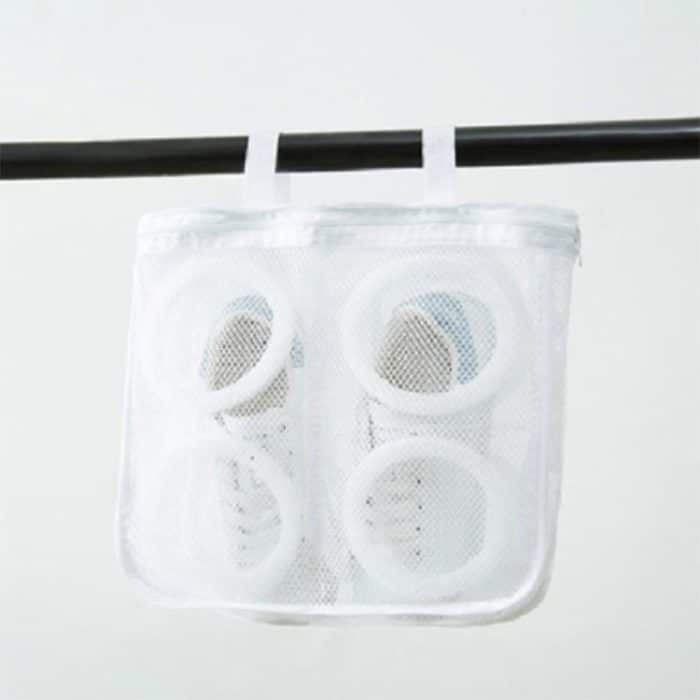 3 PCS Nylon Wäschesack Schuhwaschtrainer Sport Sneaker Tennisstiefel Wäschemaschinen Waschbeutel – Bild 5