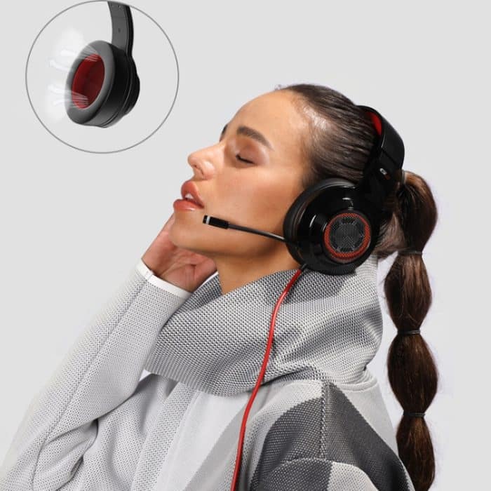 Edifier HECATE G4 Gaming-Kopfhörer, Desktop-Computer, Hörunterscheidung, 7.1-Kanal-Headset, Kabellänge: 2,5 m, G4 Black Green, G4 Black Red, G4 White – Bild 3