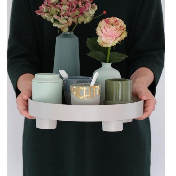 Multifunktionale Lagerung Obst Tay Tasse Parfüm Schutt Desktop Dekoration Platte Tablett – Bild 4