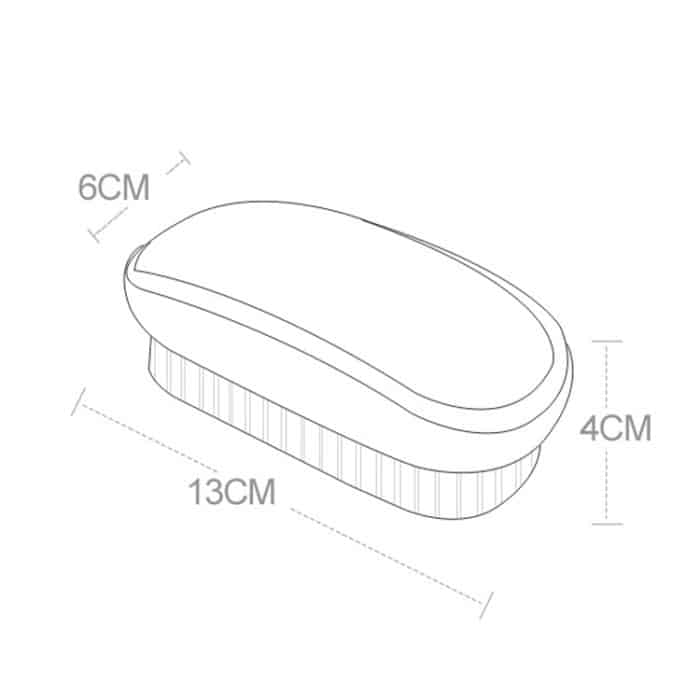 Haushaltsweiche Haar-Dekontaminations-Schuhbürste, bunte Reinigungs-Wäschebürste – Bild 2