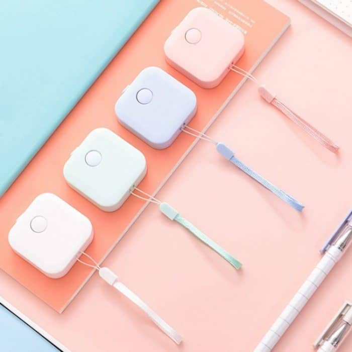 2 Stück 1,5 m Mini süßes tragbares Leder-Maßband, 1.5M Measuring Tape – Bild 3