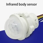 Indoor Outdoor Infrarotlicht Bewegungssensor Zeitverzögerung PIR-Schalter LED Sensitive Nachtlampe, AC 220V – Bild 6