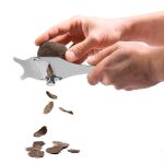 Gabelförmiger Schokoladenhobel Edelstahl-Trüffelschneider Käsereibe – Bild 3