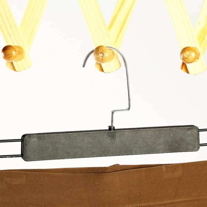 Massives hölzernes einziehbares Wandbehang-Faltgarderobe-Trockengestell – Bild 6