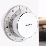 E-PALACE Magnet Timer Küche Edelstahl Timer Kreativer Wecker Mechanische Erinnerung Countdown Pomodoro