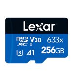 Lexar 633x 256 GB Hochgeschwindigkeitskamera-Speicher für Mobiltelefone TF-Kartenschalter Erweiterung Treiber Recorder Dedicated Storage Flash-Speicherkarte