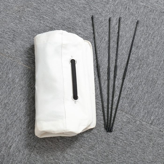 Wäschekorb im Kordelzug-Stil, PU-Boden, Oxford-Stoff, Aufbewahrungstasche für schmutzige Kleidung, kleiner faltbarer Wäschekorb – Bild 6