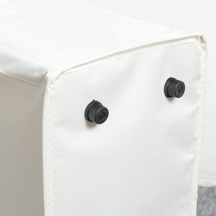 Wäschekorb im Kordelzug-Stil, PU-Boden, Oxford-Stoff, Aufbewahrungstasche für schmutzige Kleidung, kleiner faltbarer Wäschekorb – Bild 7