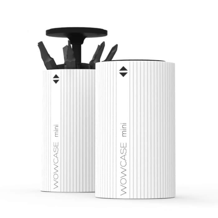 Wowcase Mini-Schraubendreher-Bit-Aufbewahrungsbox One Key Lift Storage Barrel – Bild 1