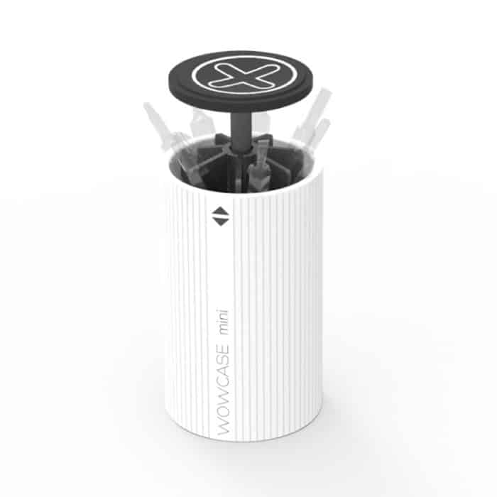 Wowcase Mini-Schraubendreher-Bit-Aufbewahrungsbox One Key Lift Storage Barrel – Bild 2
