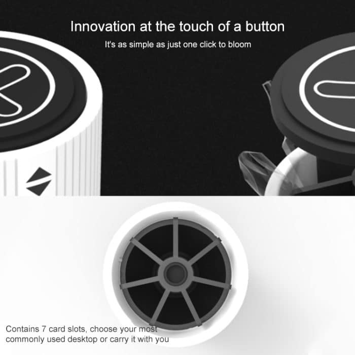 Wowcase Mini-Schraubendreher-Bit-Aufbewahrungsbox One Key Lift Storage Barrel – Bild 6