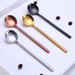 Mini-Zubehör, Kaffeelöffel, Küche, Dessertlöffel, Esszimmer, runde Form, Kaffee, Edelstahl, Zuhause, 13cm, 15cm, 17cm – Bild 3