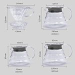 Hitzebeständige, handgefertigte Kaffeekanne aus Glas, Cloud Coffee Sharing Pot, 350ml Glass Pot, 450ml Glass Pot, 600ml Glass Pot, 350ml Integrated Glass Filter Cup, 600ml Integrated Glass Filter Cup – Bild 2