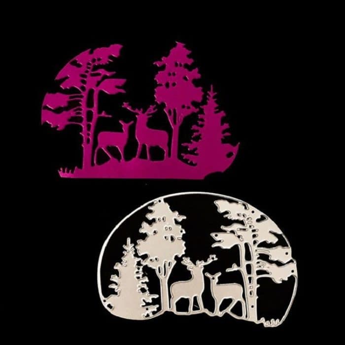 Hirsch DIY Prägeform Weihnachten Elk Carbon Stahl Messerform – Bild 2