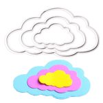 3 in 1 Cloud Carbon Steel Messer Mold DIY Cutbook Album Grußkartenbau – Bild 3