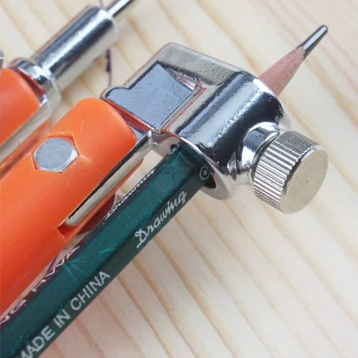 Metall-Multifunktions-Edelstahl-Zeichenkreis-Wodworking-Kompass, S, L – Bild 4