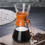 Hitzebeständige Kaffeekanne aus Glas, praktische handgefertigte Kanne, 600ml Coffee Pot, 600ml Coffee Pot with Strainer