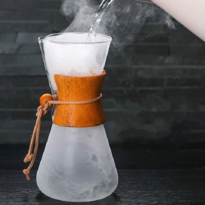 Hitzebeständige Kaffeekanne aus Glas, praktische handgefertigte Kanne, 600ml Coffee Pot, 600ml Coffee Pot with Strainer – Bild 3