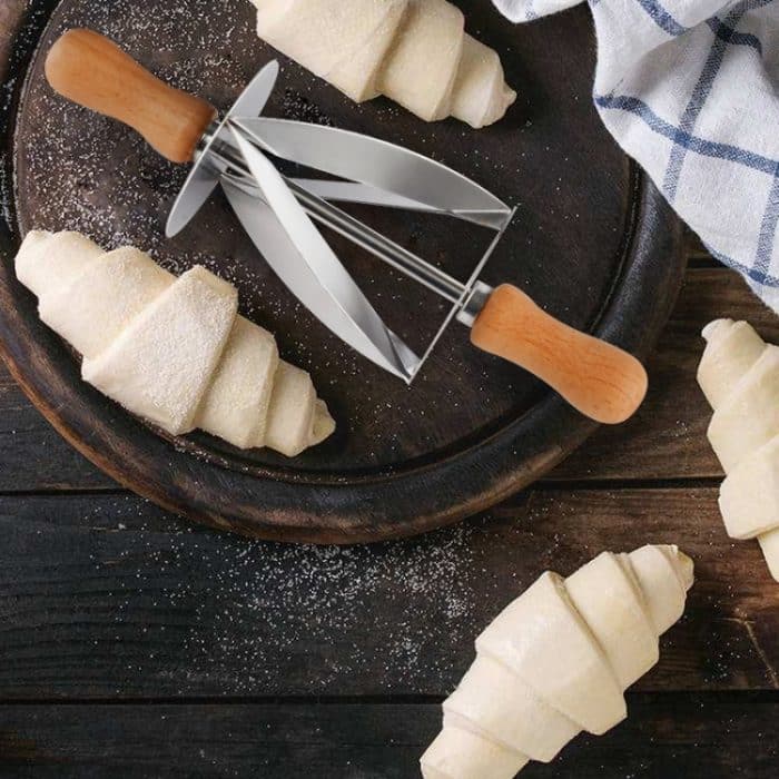 5 Stück Croissant-Werkzeugroller aus Edelstahl für Croissant-Besteck, Croissant-Messer, Croissant Tool – Bild 7