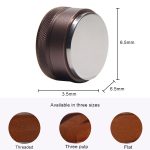 Macaron-Edelstahl-Kaffeepulver-Flachpulver-Füllgerät, Flat, Three Pulp, Thread – Bild 3