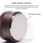 Macaron-Edelstahl-Kaffeepulver-Flachpulver-Füllgerät, Flat, Three Pulp, Thread – Bild 4