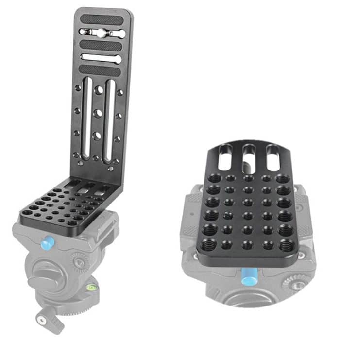 BEXIN L130C L-förmige vertikale Klappe Hydraulische Stativ-Schnellwechselplatte für DJI RONIN-S Gimbal – Bild 5