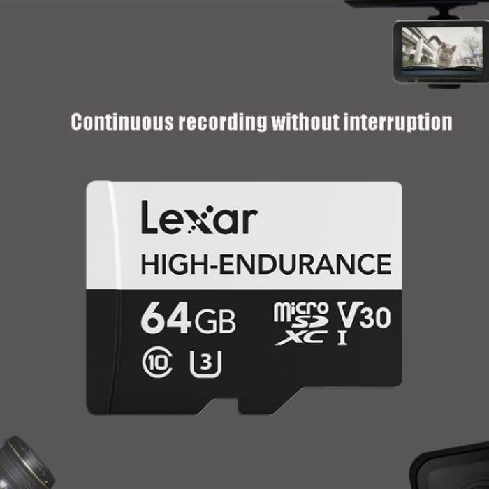 Lexar MicroSDHC 64 GB Hochleistungs-Speicherkarte Treiberüberwachung Sicherheitsüberwachung TF-Karte Grafikkarte – Bild 4