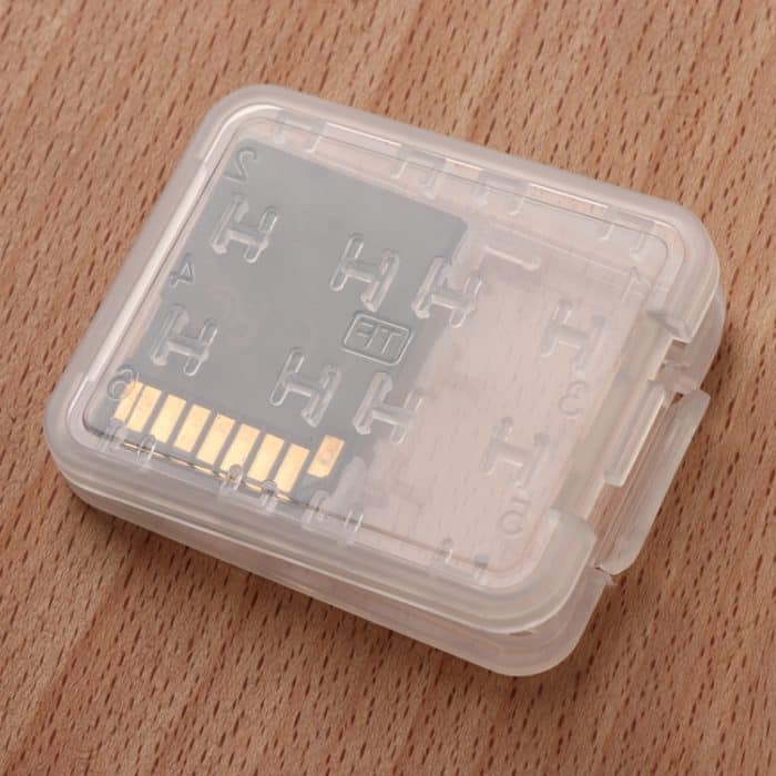10 PCS Mini Transparent Multifunktionale Speicherkartenbox – Bild 2