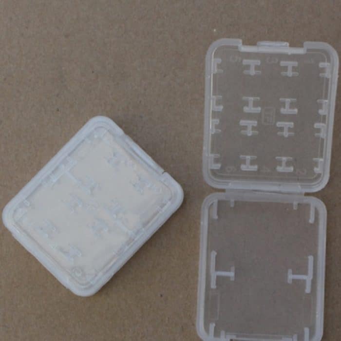 10 PCS Mini Transparent Multifunktionale Speicherkartenbox – Bild 5