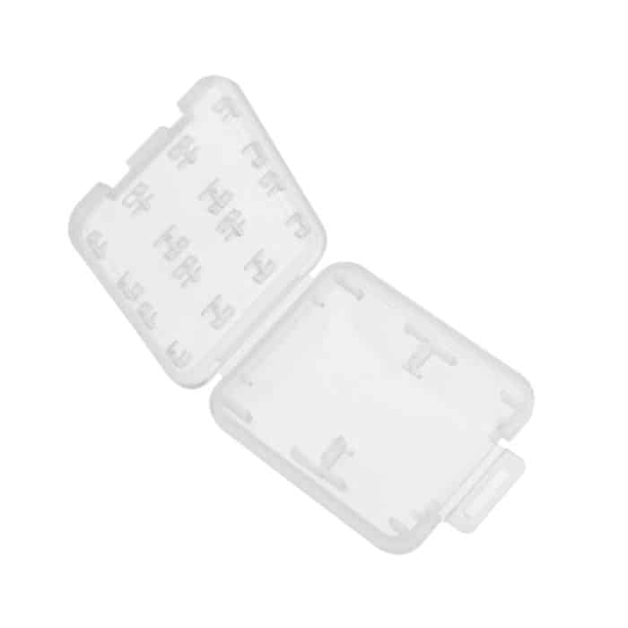 10 PCS Mini Transparent Multifunktionale Speicherkartenbox – Bild 8