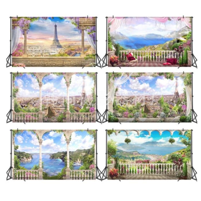 3 m x 1,8 m nahtloser Landschaftshintergrund für Partyfotos und Selfies – Bild 3