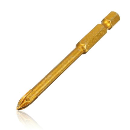 Mehrzweck-Bohrer mit Kreuzsechskantschaft aus Legierung, Keramik-Glas-Lochöffner, 6MM, 8MM, 10MM, 12MM
