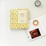 2 Stück Cartoon-Einband, 64 Blatt Fotos, Mini-Einsatz-Fotoalbum