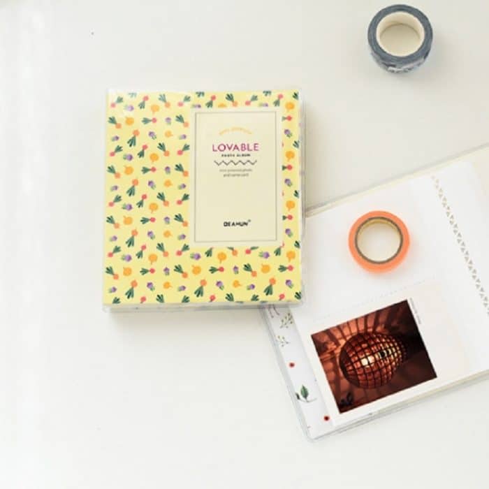 TBD088101901D.jpg 2 Stück Cartoon-Einband, 64 Blatt Fotos, Mini-Einsatz-Fotoalbum – Bild 1