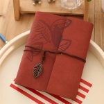 Vintage-Fotoalben aus antikem Kraftpapier aus PU-Leder