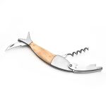 Fischform Weinöffner Wein Multifunktionaler Korkenzieher mit Holzgriff – Bild 4