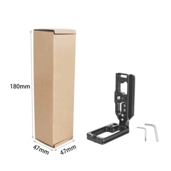 BEXIN für Nikon Z7 / Z6 Push-Pull-Aluminiumlegierung Vertikalschießen Schnellverschluss L-Plattenhalterung Basishalter – Bild 6