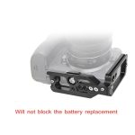 BEXIN für Nikon Z7 / Z6 Push-Pull-Aluminiumlegierung Vertikalschießen Schnellverschluss L-Plattenhalterung Basishalter – Bild 8