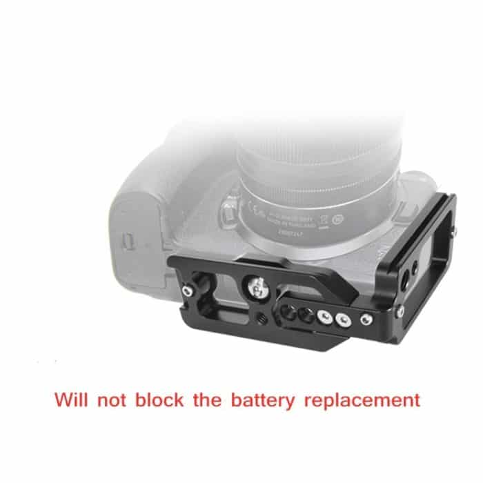 BEXIN für Nikon Z7 / Z6 Push-Pull-Aluminiumlegierung Vertikalschießen Schnellverschluss L-Plattenhalterung Basishalter – Bild 8