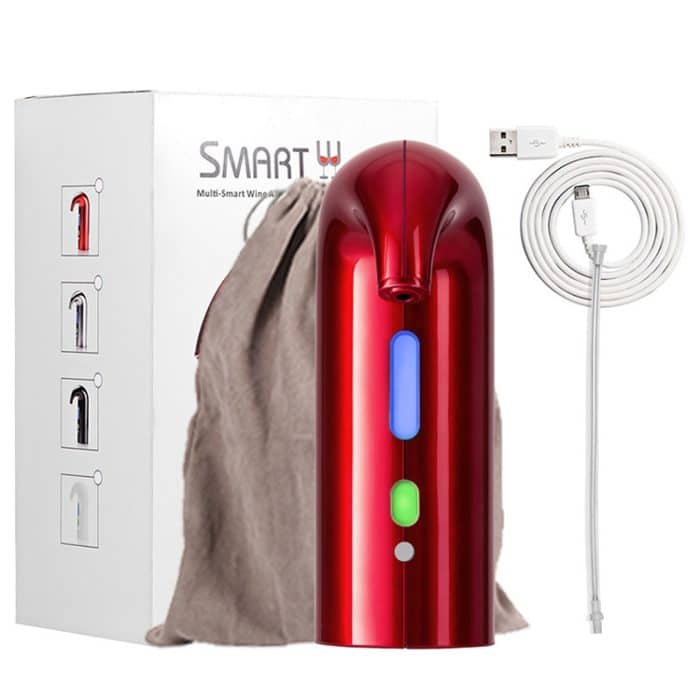 Rotwein-USB-wiederaufladbarer Schnell-Dekanter, intelligenter Wein-Dekanter, White, Black, Red – Bild 4