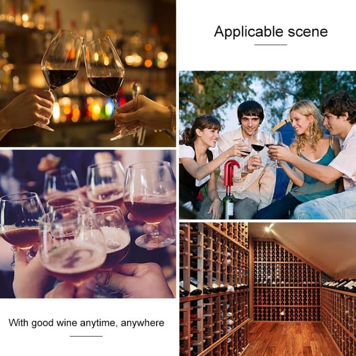 Rotwein-USB-wiederaufladbarer Schnell-Dekanter, intelligenter Wein-Dekanter, White, Black, Red – Bild 8