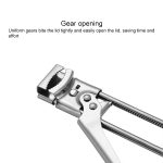 Edelstahl-Flaschenöffner, verstellbarer Dosenöffner, Marmeladenflaschenöffner, Gadget – Bild 5