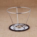 Edelstahl-Filterkegel, Filterkartusche, Tee- und Kaffeefreier Papierfilterbecher, Stainless Steel Filter – Bild 6