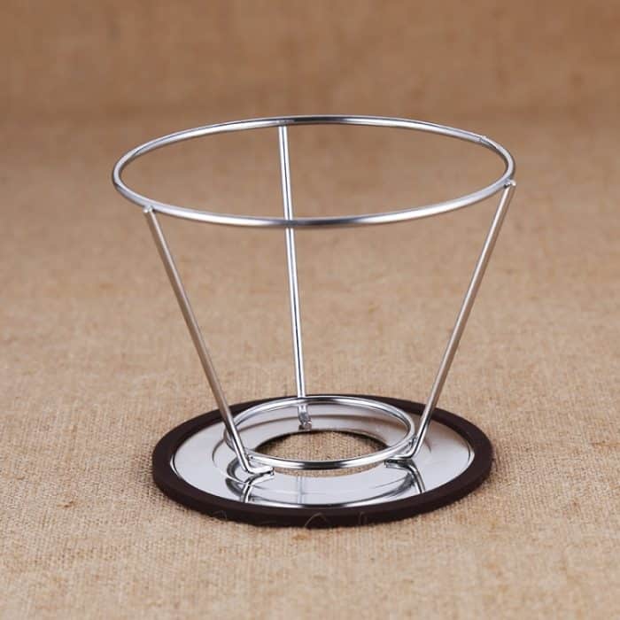 Edelstahl-Filterkegel, Filterkartusche, Tee- und Kaffeefreier Papierfilterbecher, Stainless Steel Filter – Bild 6