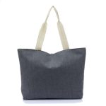 3 PCS Farbe Canvas Streifen Kontrastfarbe Umhängetasche Casual Trend Große Kapazität Handtasche Grüne Einkaufstasche – Bild 6