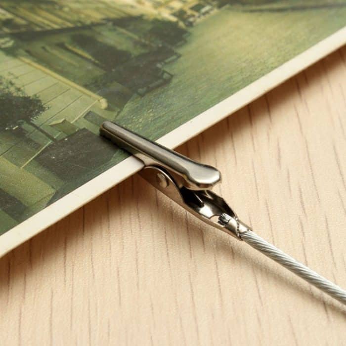 40 Stück Metalldrahtseil-Krokodilklemmen, 8cm, 10cm, 12cm – Bild 5