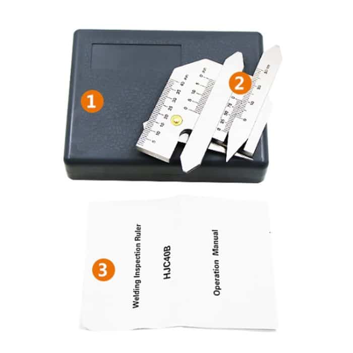 Messlineal für Schweißprüflehre HJC40B – Bild 4