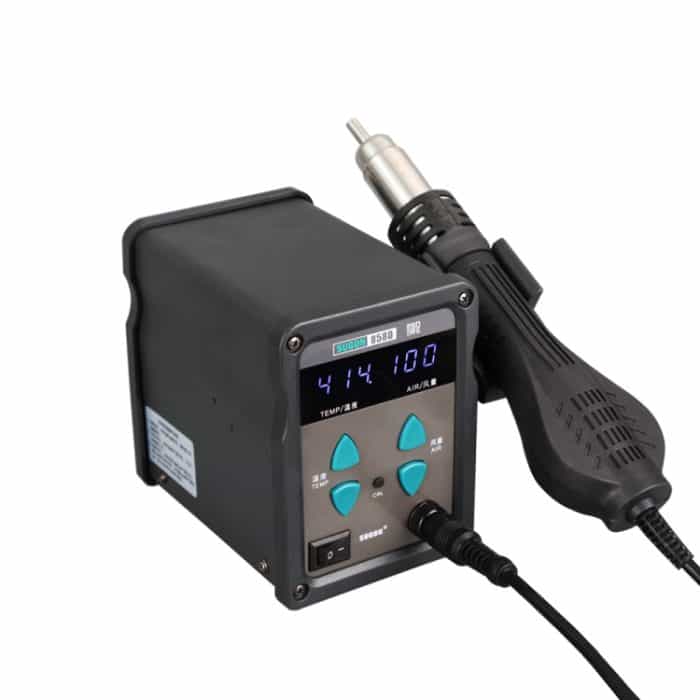 Sugon 858D 220V 700W doppelt digitales Display Heißluftpistole, EU-Stecker – Bild 3